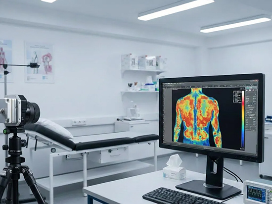 Body thermography scan